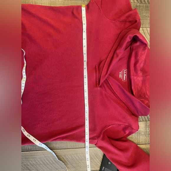 L.L. Bean pullover long sleeve shawl collar sweatshirt - Picture 6 of 8